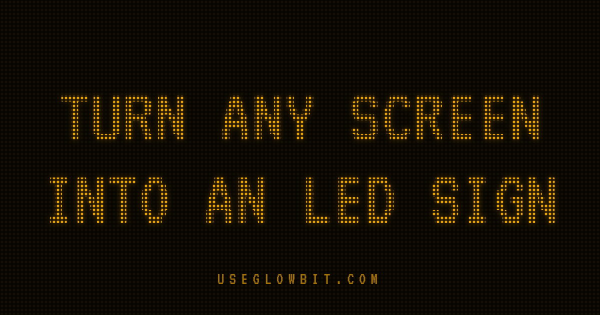 Glowbit screenshot